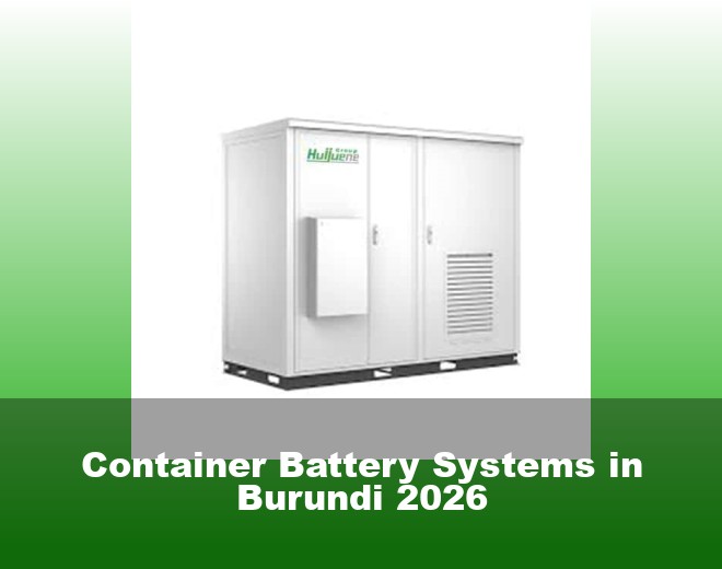 Container Battery Systems in Burundi 2026